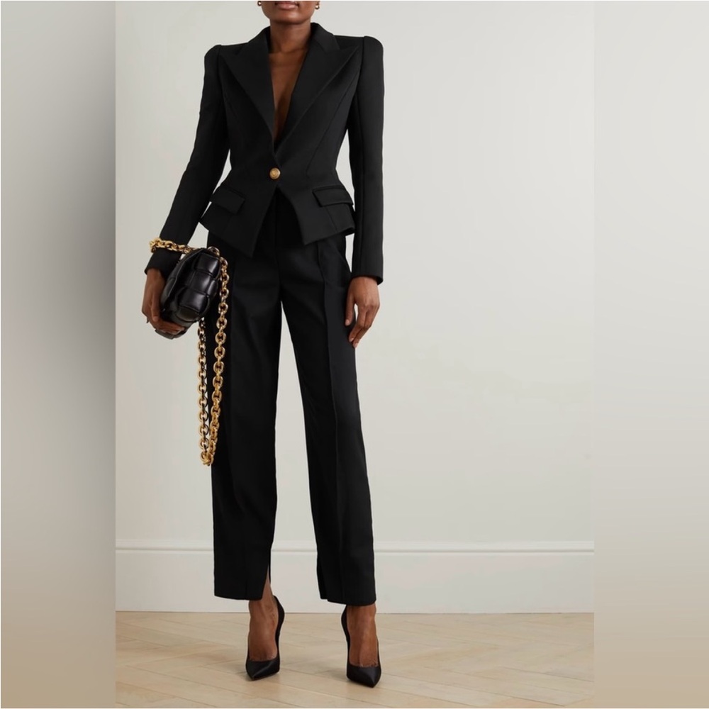 Balmain Blazer- Flap pockets Single-breasted Blazer - Picture 3 of 13